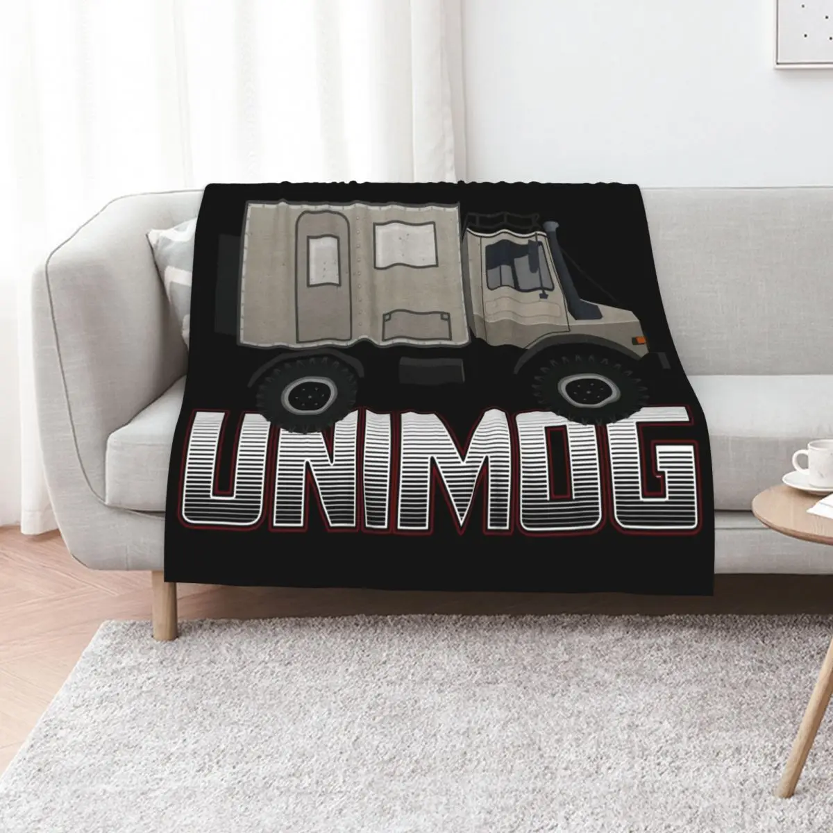 UNIMOG overlander (on black) Throw Blanket Summer Beddings Custom Travel Sofas Kid'S Luxury Blankets