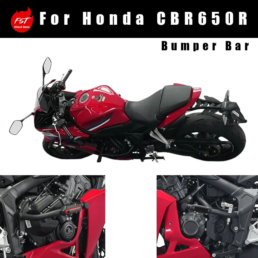 Racing Crash Bar Anti‑Sliders Engine Anti‑Drop Protection Frame Modified Accessories For Honda CBR650R Motorcycle
