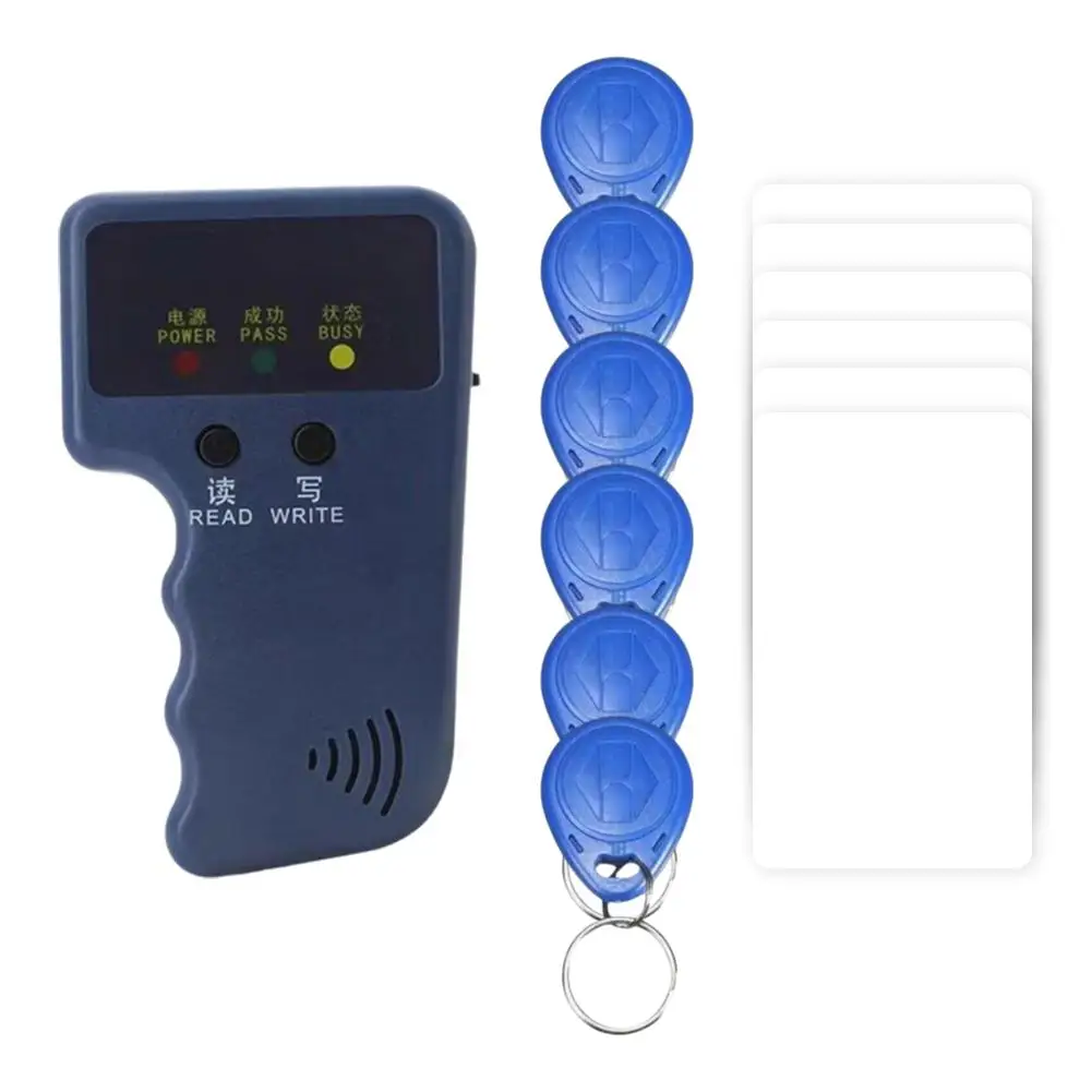 Handheld 125KHz Read EM4100 TK4100 Copier Writer Duplicator Reader Programmer T5577 Keyfobs EM4305 Rewritable Tags Car P6D0