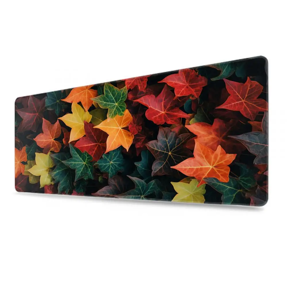 Red leaves maple Mouse Pad Gaming Accessories Office Gamer Keyboard Desk Mat Non-Slip Laptop Large Rubber Beauty Autumn Mousepad