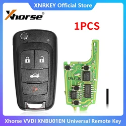 Xhorse VVDI  XNBU01EN VVDI for GM Flip Key Type Universal Remote Key 4 BUTTONS – WIRELESS PN