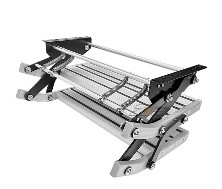 Modificación RV, pedales RV, accesorios RV de bienvenida plegables manuales de doble capa