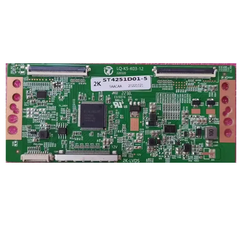 Nova placa Tcon atualizada ST4251D01-5 2K 4K 60PIN Funcionamento perfeito Totalmente testado