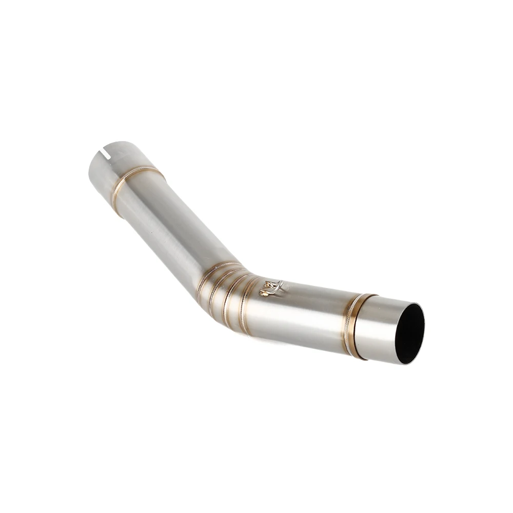 For Yamaha YZFR6 1998 1999 2000 2001 2002 2003 2004 2005 YZFR6 R6 Escape Motorcycle Exhaust Middle Link Pipe Slip-On - view 2