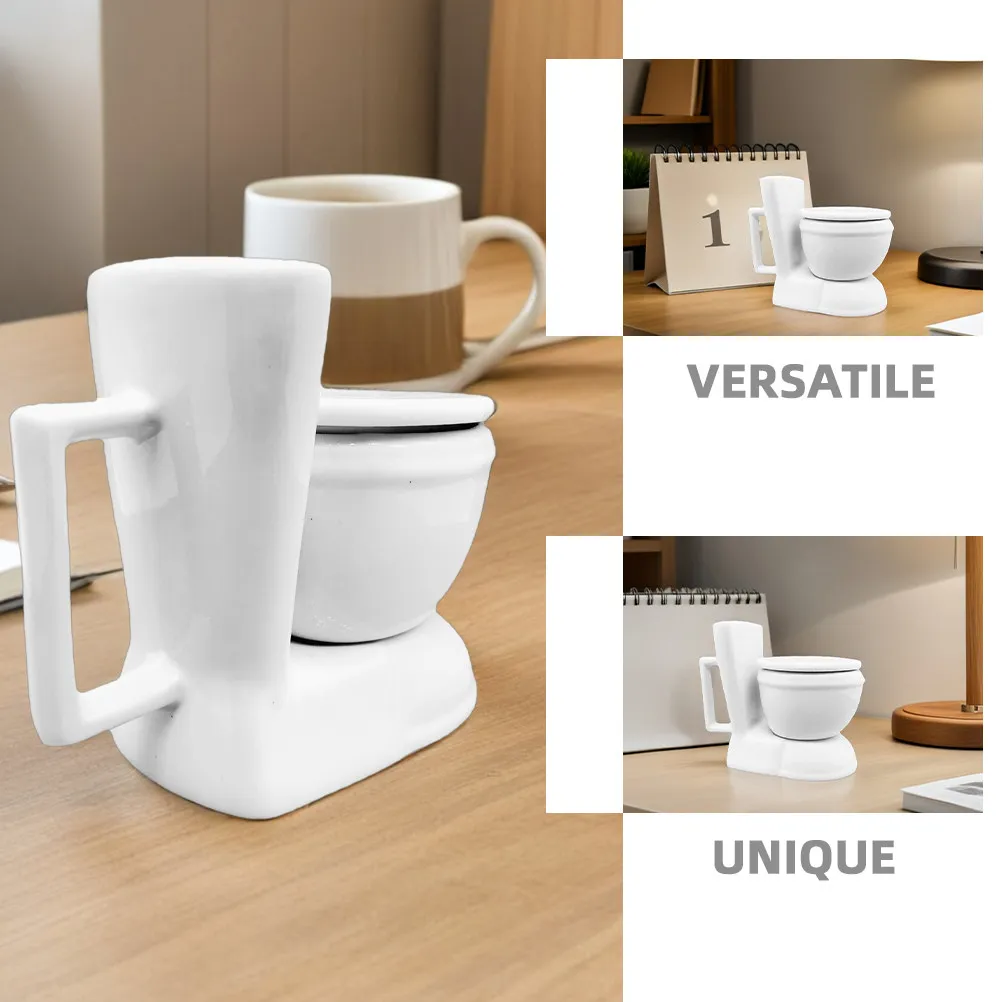 3D Realistic Ceramic Coffee Mug for Hot Drinks – Tea Cup, Cereal Bowl, Candy Dish, Flower Pot, Bathroom Decor