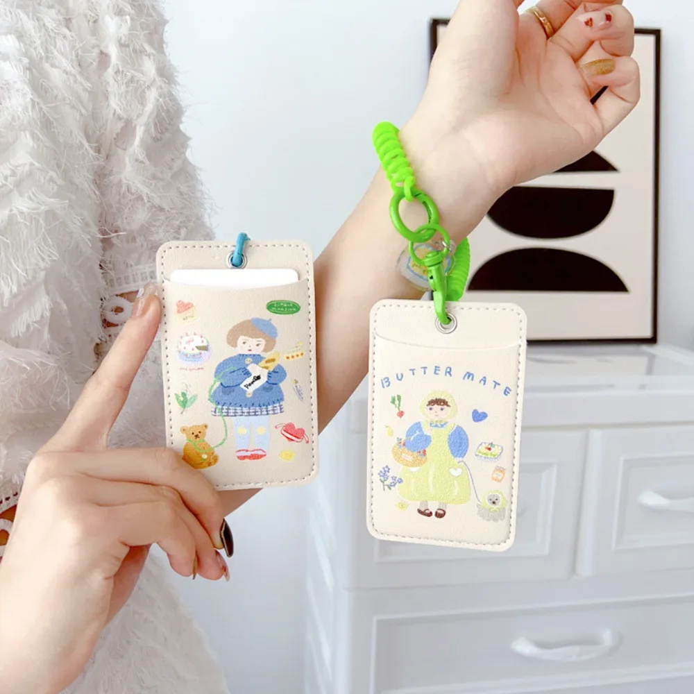 

Чехол для карт из искусственной кожи в стиле INS, ультратонкий защитный рукав с двумя позициями для карт, мини-кошельки для карт, студенческие