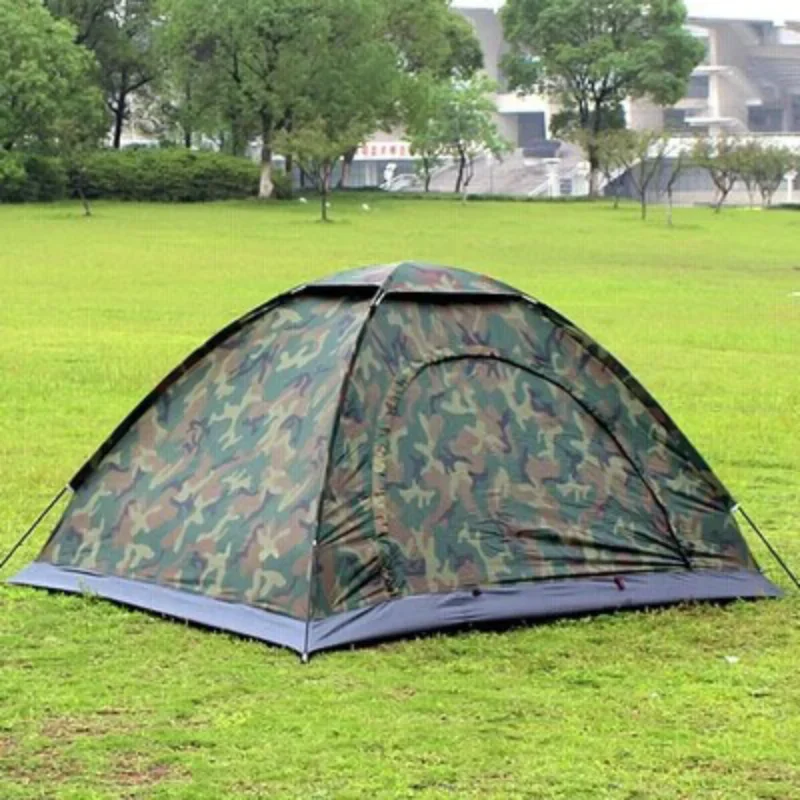 2 Person Tent Ultralight Single Layer Water Resistance Camping Tent Travel Hiking Traveling Tents Outdoor Camping Large