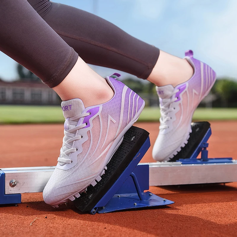 Track and Field Sports Shoes, Men's and Women's Professional Sprint Nail Shoes, Campus Middle Distance Running Training Running