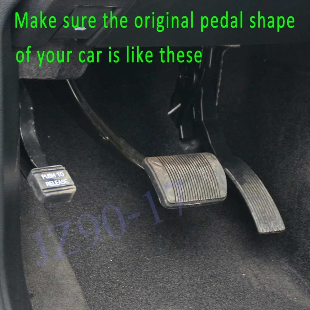 Non Slip Car Brake Accelerator Pedal Pedales Styling Plate Cover Pad  Fit For Jeep Grand Cherokee WK2 2011-2017 Accessories