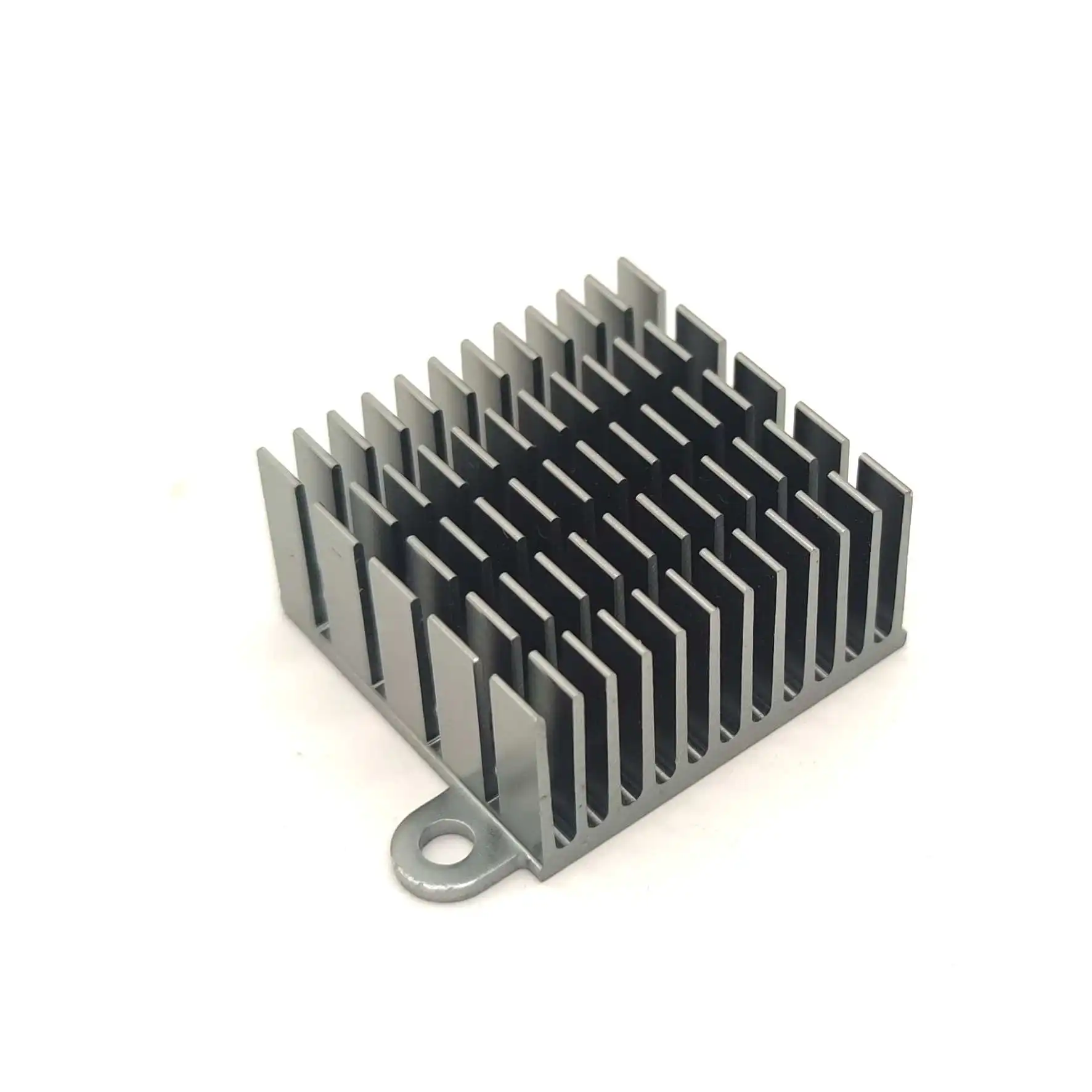 30mm length 28mm width 15mm height Conduction Aluminum Silver Heatsink with Tow Ears 302815