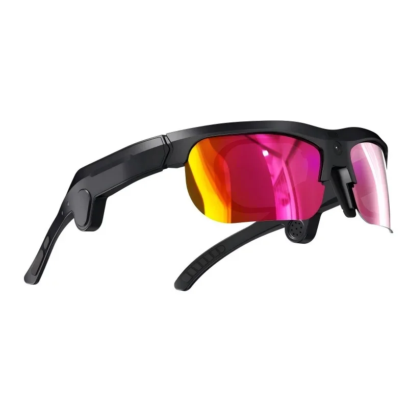 AI voice simultaneous translation 800W anti-shake video, extreme sports riding smart glasses