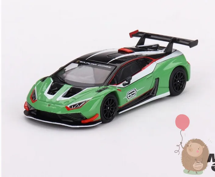 

Металлическая модель автомобиля MINIGT 1/64 Lamborghini Huracán GT3 EVO2 из литого металла, подарок