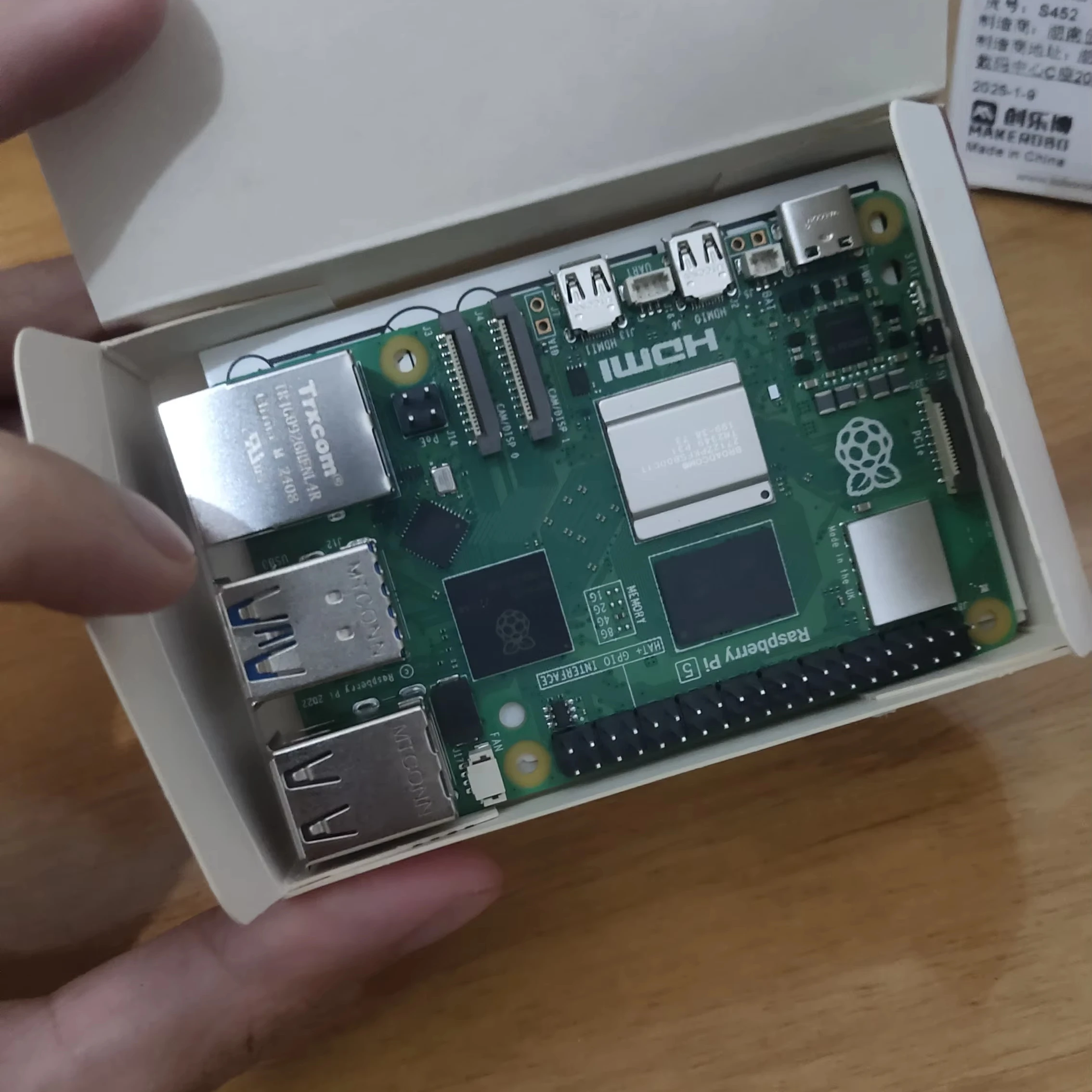 Pi 5 2GB/4GB/8GB/16GB Development Board with for Single Board Computer (SBC)