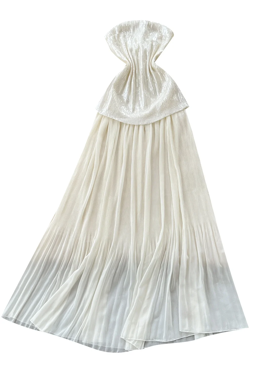 Ele High-End Pailletten Splice Me Dr Damen Taille-Cinching Abnehmen Svel Bustier Kleid Koreanische Sle A-Linie Rock