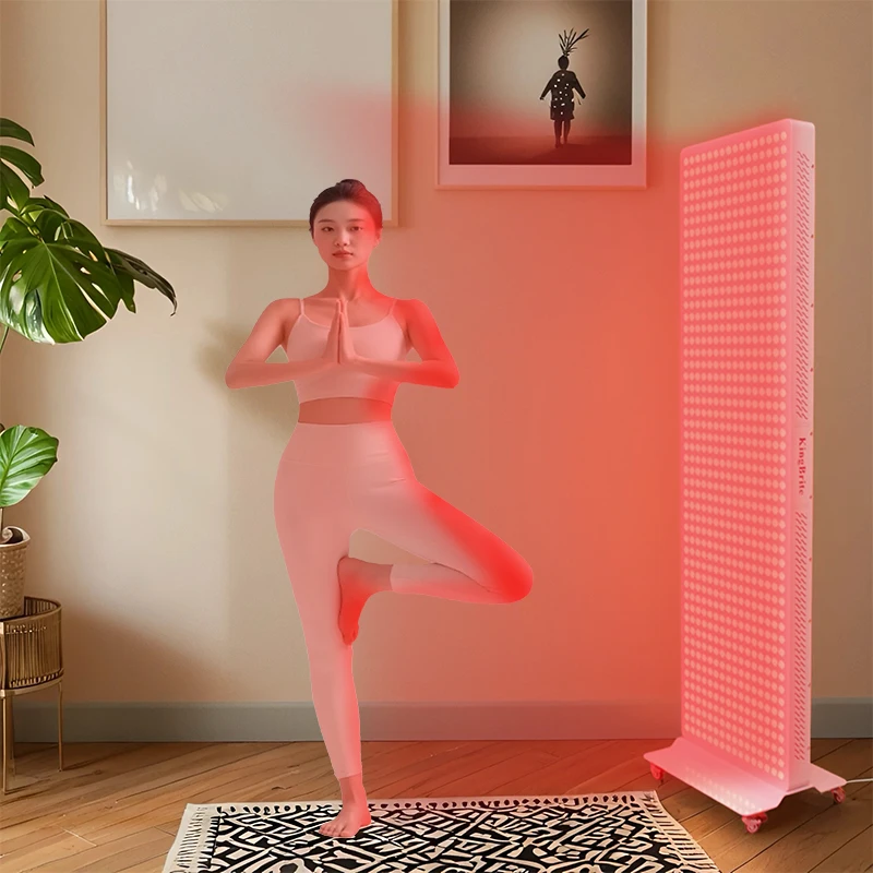 With Stand RLP800 V2 KingBrite Red Light Medical Grade 7 Wavelengths Red Nir Light Therapy Full Body Grow Red Light Therapy Bed