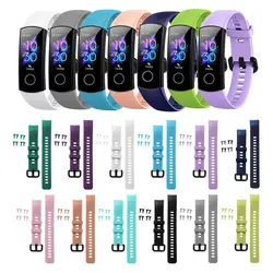Silicone Watch Band Replacement Bracelet Strap For Honor Band 5 4