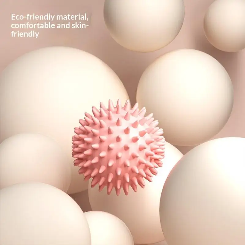 Foot Massage Ball With Spikes Pilates For Feet Yoga Sports Fitness Muscle Relaxation Massage Ball Plantar Fasciitis Therapy Ball - view 4