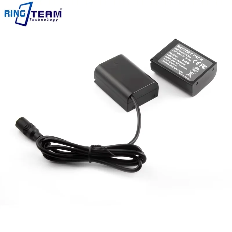 BLX-1 5.5mm*2.1mm Power Cable Female Head BLX 1 DC Coupler BLX1 Dummy Battery for Olympus OM1 OM-1 Micro SLR Camera