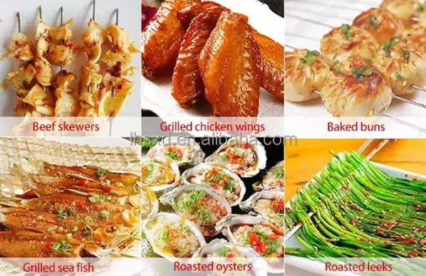 เตาบาร์บีคิวแก๊สพร้อมระบบพัดลมดูดควันเพื่อการรับประทานอาหารเพื่อสุขภาพ