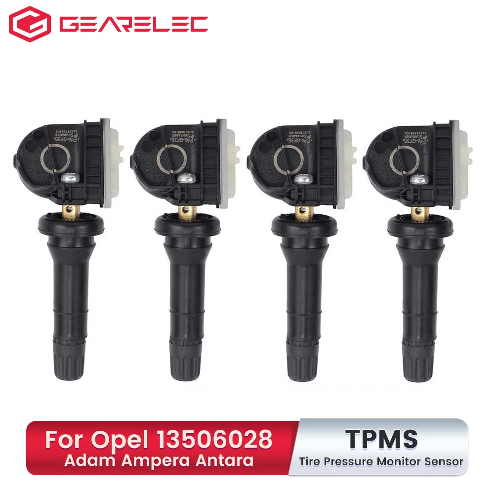 4PCS TPMS Tire Pressure Monitoring System For Opel Adam Ampera Antara Astra J K Corsa Insignia Meriva Mokka Zafira C 13506028