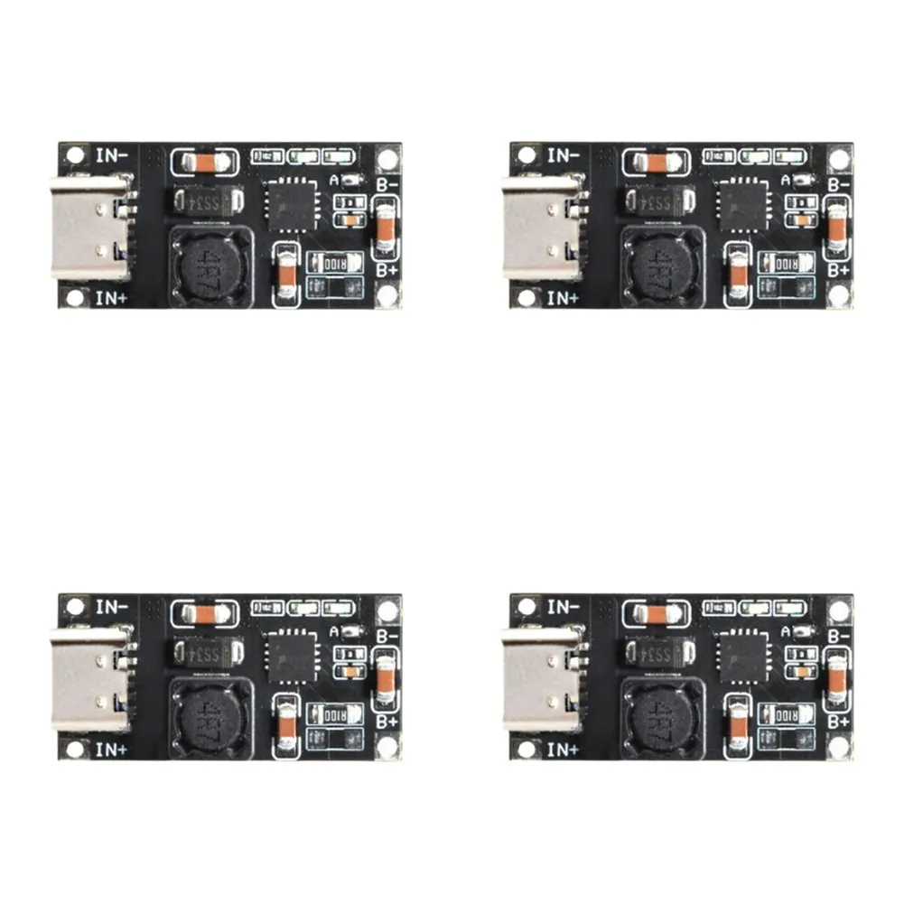 4pcs TP5000 2A Lithium For battery Charging Board Set with Dual LED Status Indication and Overheat Safety Circuit