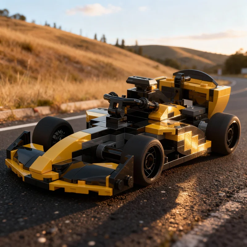 

195pcs MOC City Champions APXGP Car Model Building Blocks Architecture Assemble DIY Toys Creative Education Christmas Gift Idea