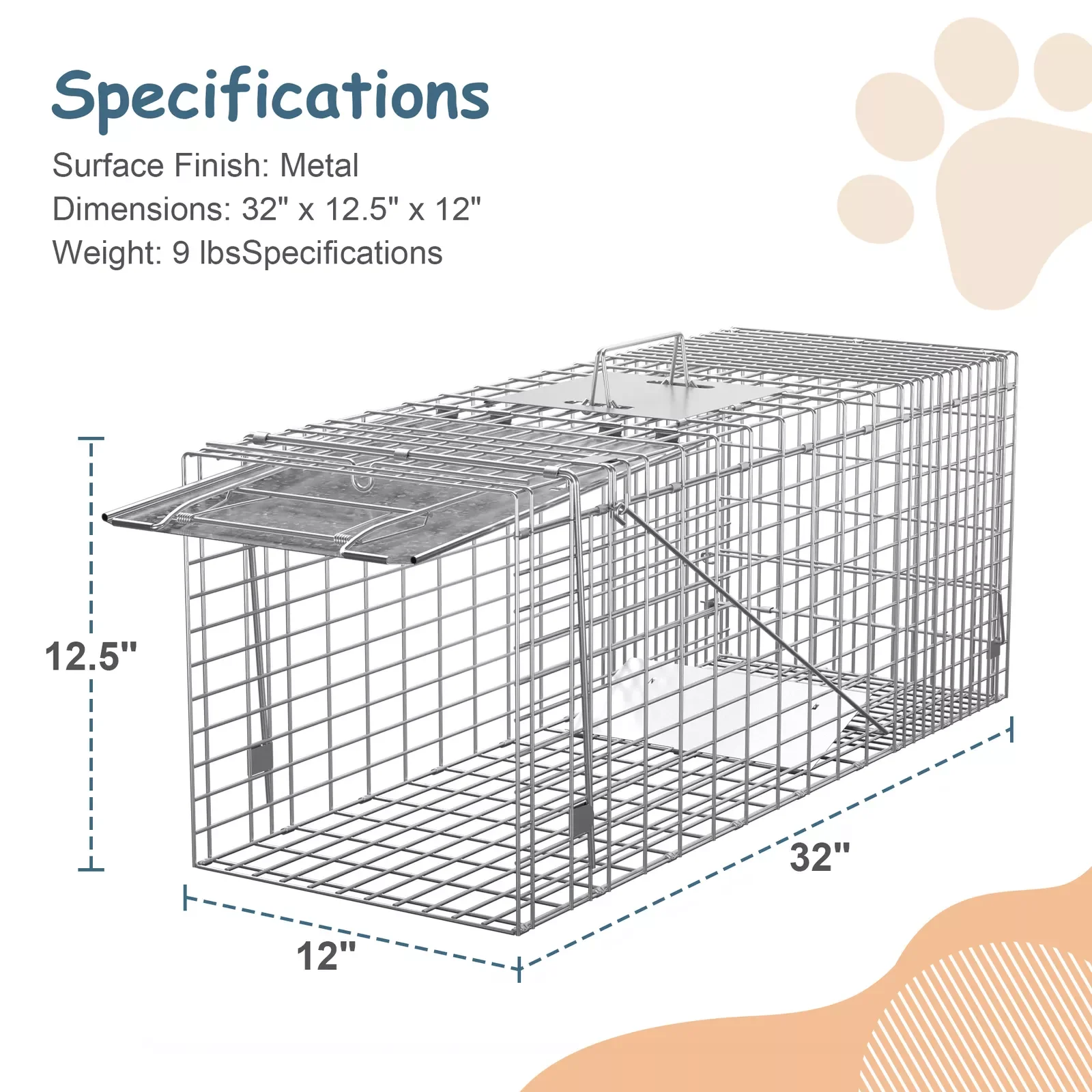 Live Animal Cage Trap 32