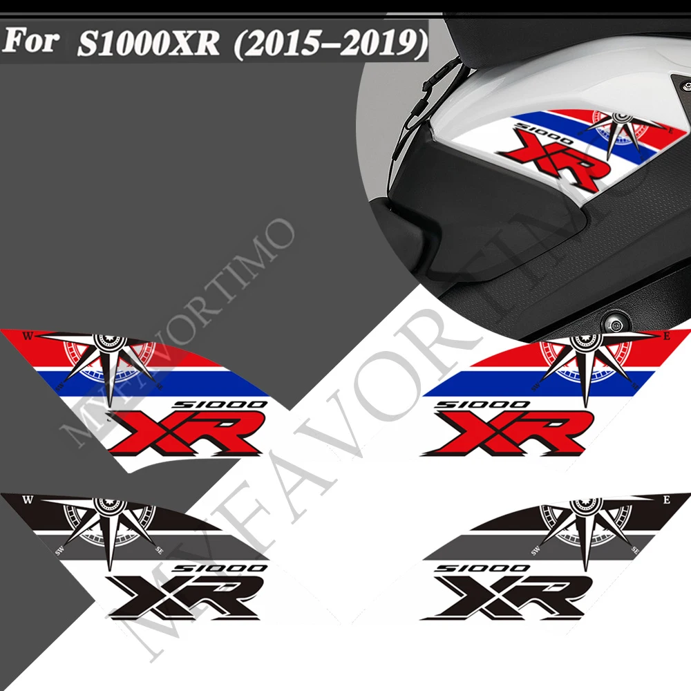 

Front Fender Tank Pad Trunk Luggage Stickers Anti-scratch decorative Protector Decals For BMW S1000XR S 1000 XR S1000 2015-2019