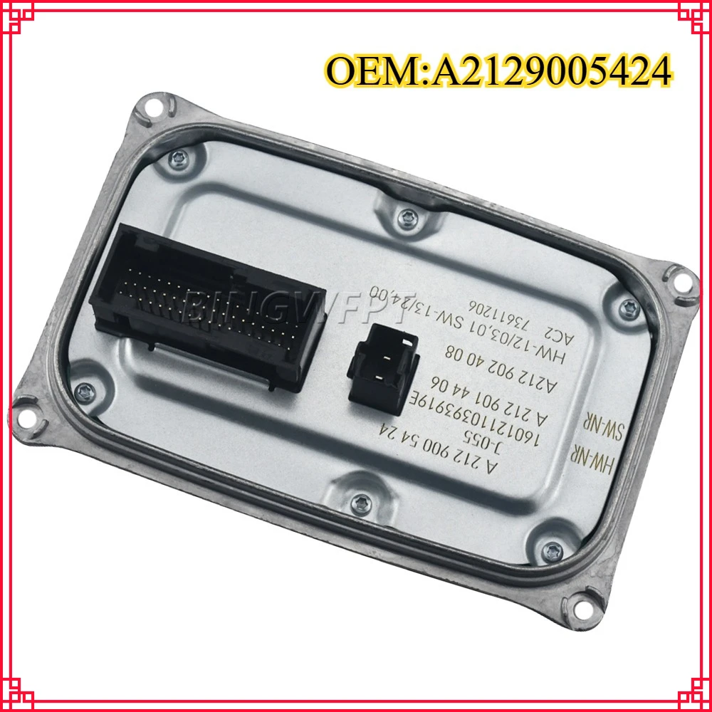 High Quality LED Headlights Ballast Module A2129005424 For Mercedes Benz ML GL GLE W166 C-Class W205 C217 W222 E-class C CLS