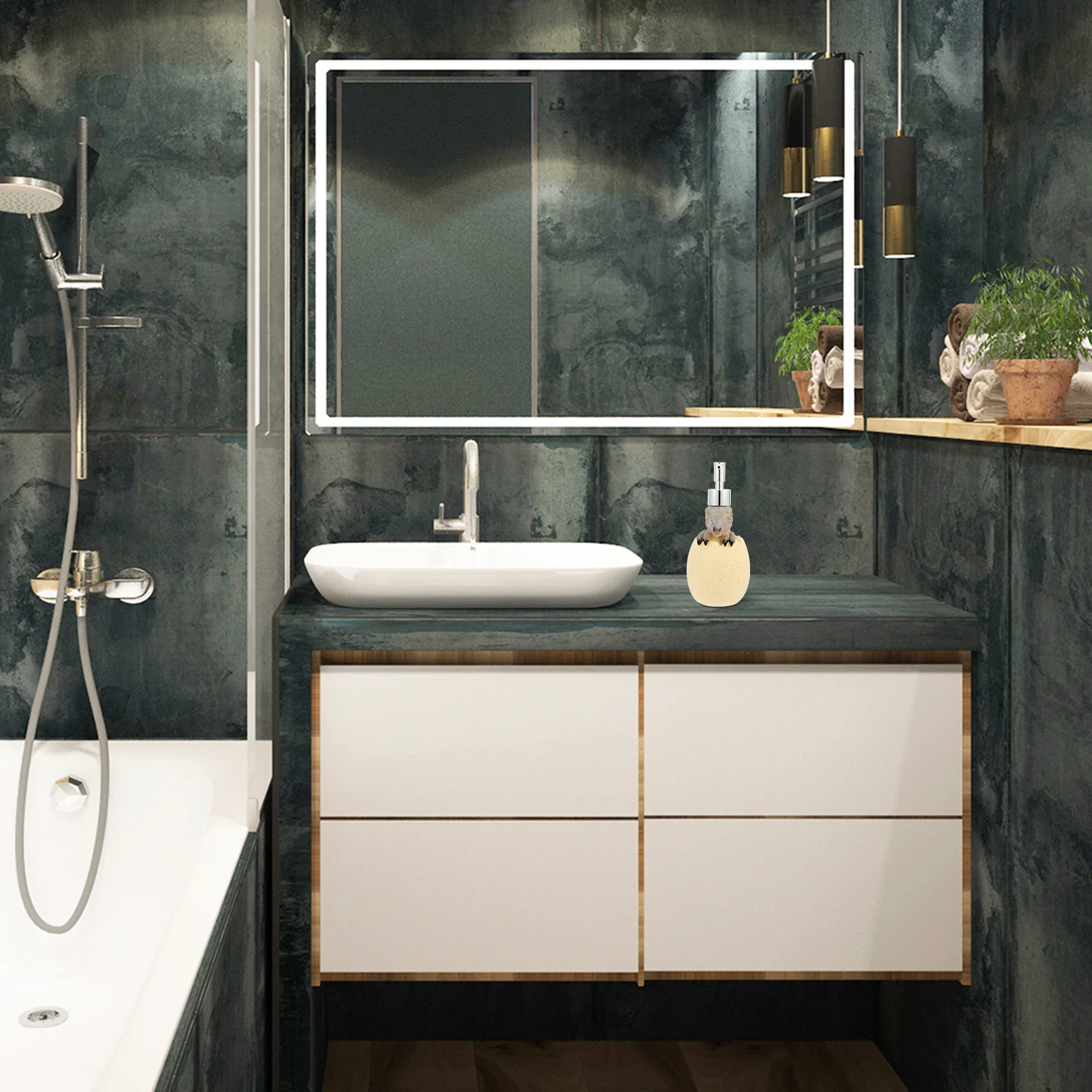 

Lotion Bottle Empty Dinosaur Cartoon Pump Soap Dispenser Stylish Liquid Container Bathroom Home Use Refillable Shampoo Lotion