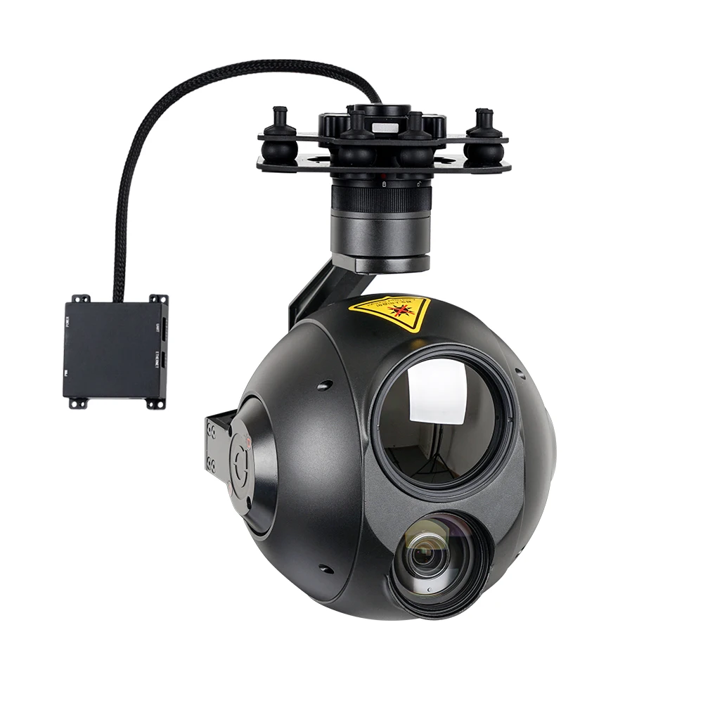 Q30TIR-50 3-Axis Gimbal Camera 30 Optical Zoom 640*480 Thermal Imaging Visible Light Thermal Imar Action Sports Camera