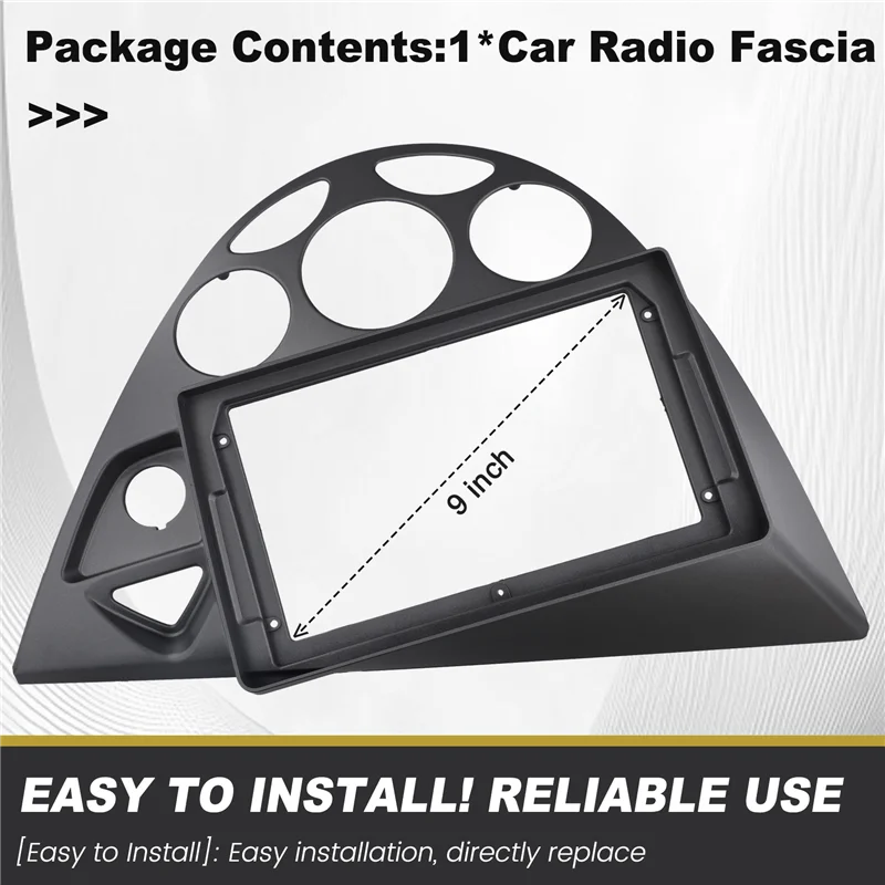 【قطرة السعر! !】محول فآسيا إطار السيارة 9 بوصة لسيارة فورد فوكس MK1 1998-2005 لوحة تركيب راديو أندرويد
