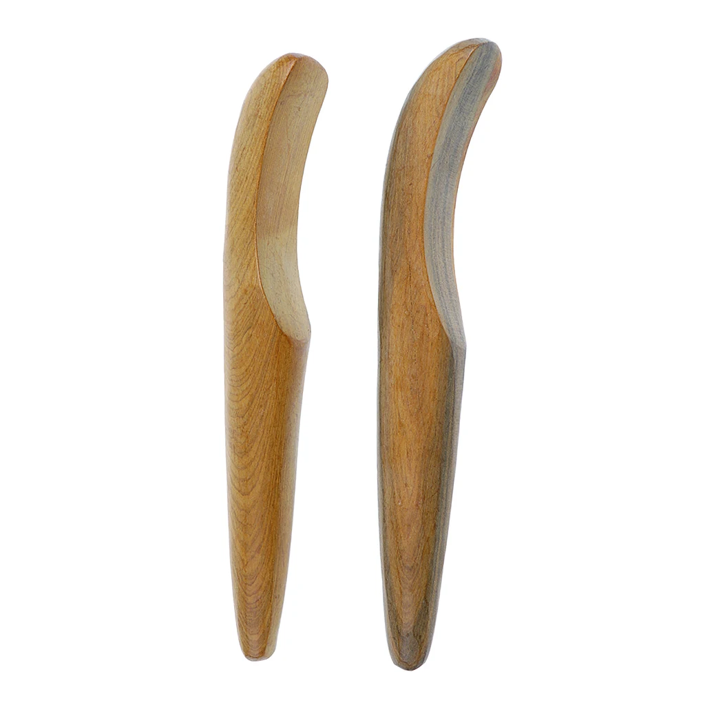 

2pcs Natural Massage Tool Chinese Back Body Scraping Stick