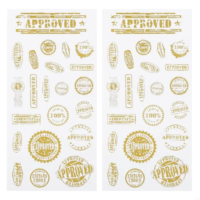 Gold Epoxy Stickers Clear Decorative Stickers Epoxy Resin Molds Filler for DIY Silicone Mold Fillings Crafts Phone for C