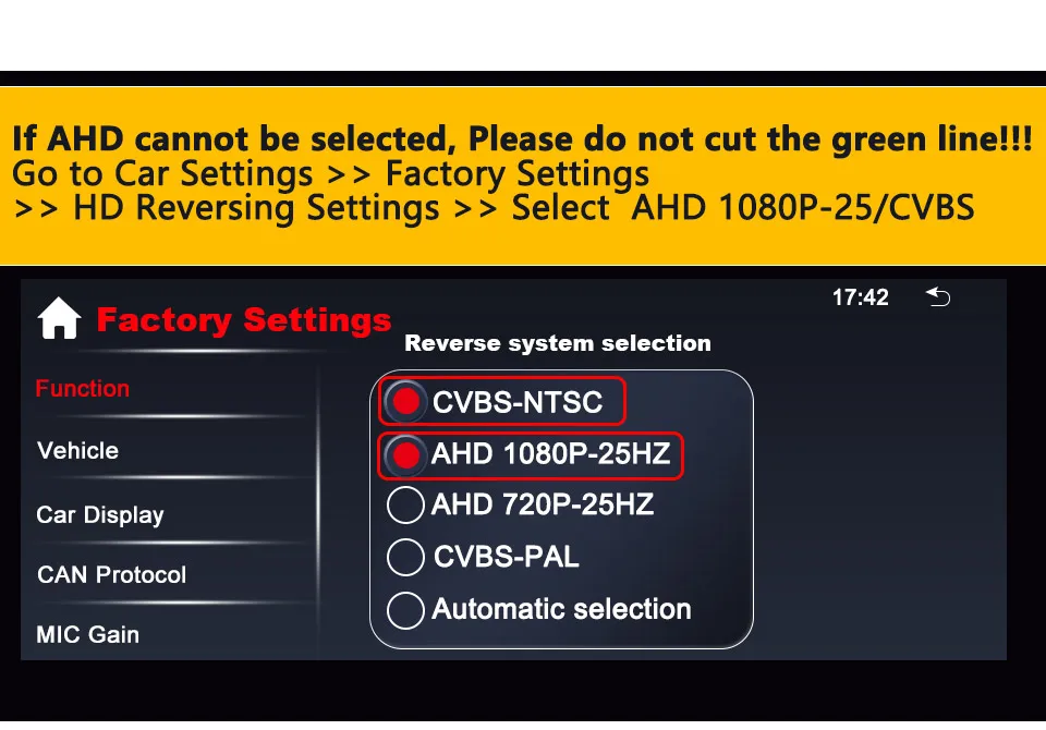AHD 1080P 180 ° Auto-Rückfahrkamera für BMW F30 F10 F11 X3 F25 F31 F46 X1 F48 F22 3er-Serie 5er-Serie Fahrzeug Nachtsicht – Detail 8