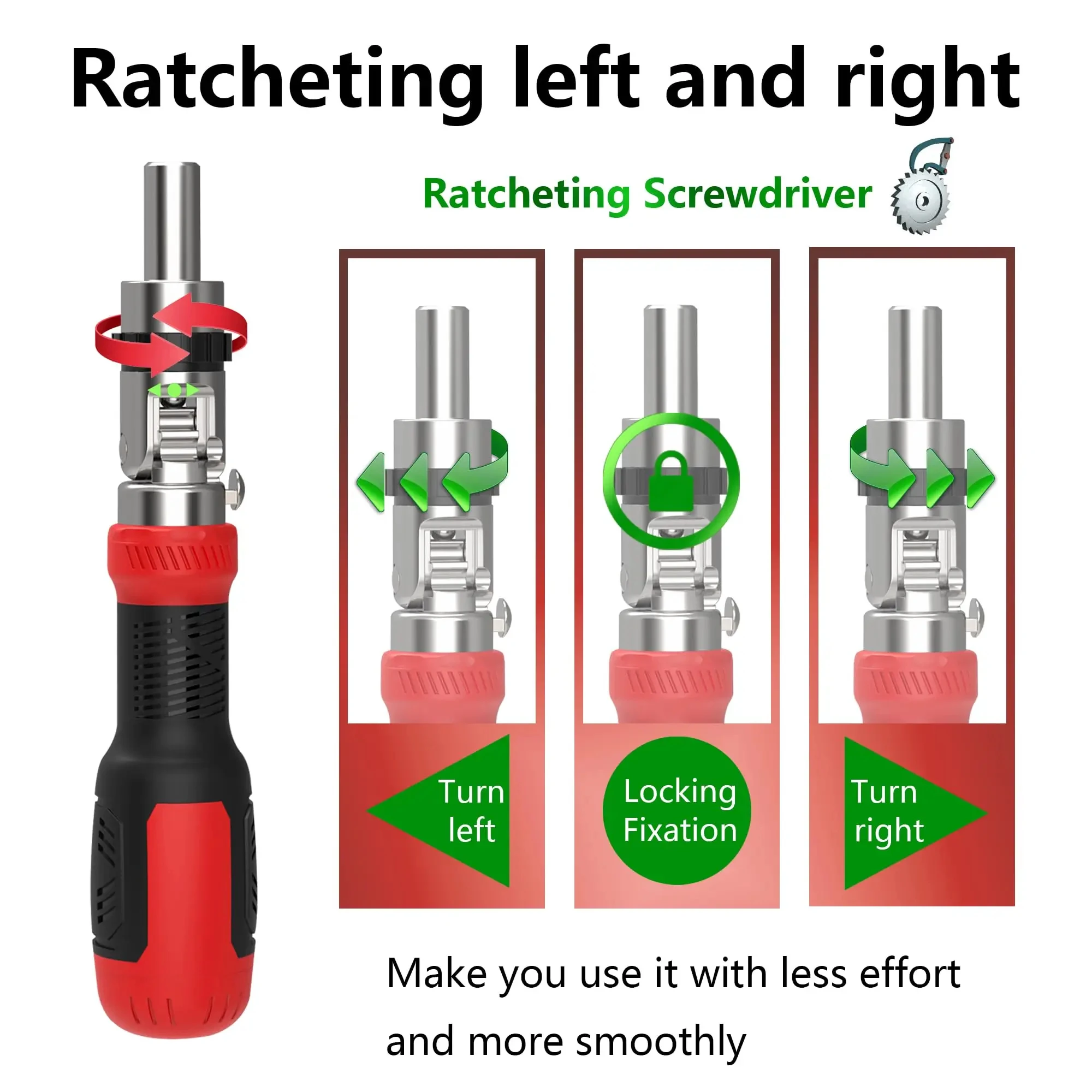 13 in 1 Precision Screwdriver Set Phillips Torx Flat Head Hex Screwdriver Bit 180° Rotating Professional Repair Hand Tools