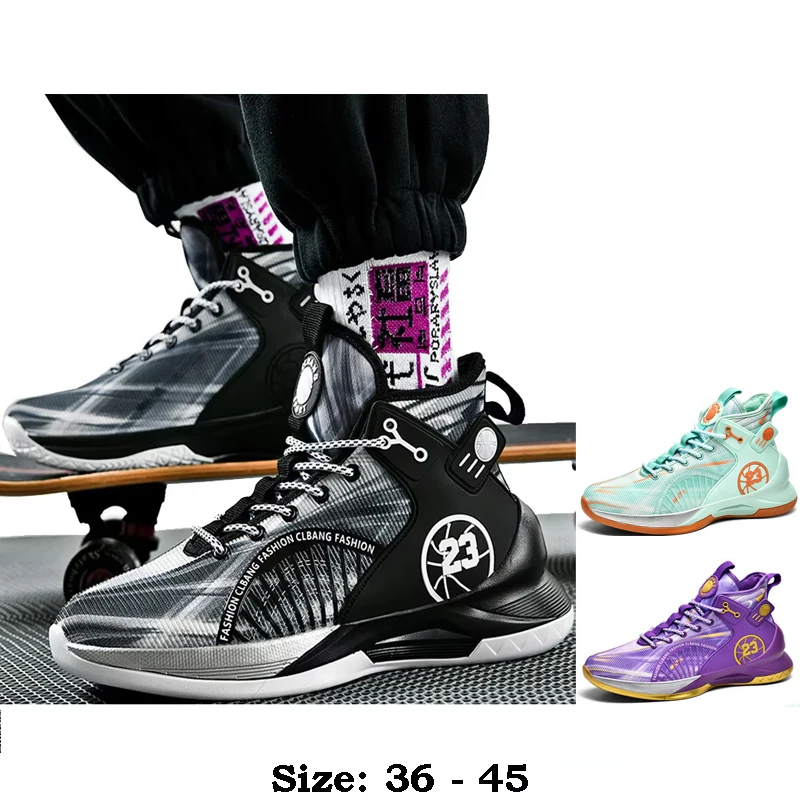 

Высококачественная повседневная спортивная обувь с тканым принтом для мужчин, новинка 2025 года, размер 36, 45, уличные баскетбольные кроссовки, черные, зеленые