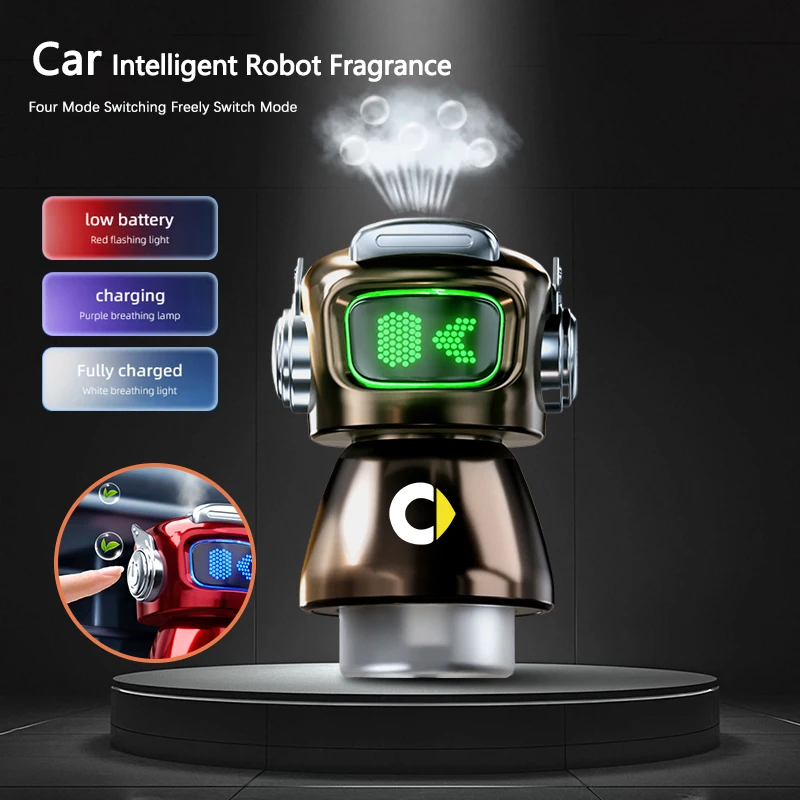 

Car Air Outlet Robot Perfume Clip Auto Fragrance Diffuser For Smart EQ Fortwo Forfour 453 451 452 450 454 Roadster Forjeremy