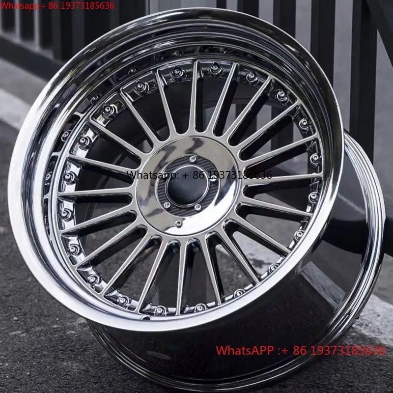 For 5X120 Chrome Wheels Rims 18 19 Inch Aluminium Alloy Passenger Car Wheels for Bmw E46 E34 E60 E90 E92 E60 F10 E39 F30 E32 E36