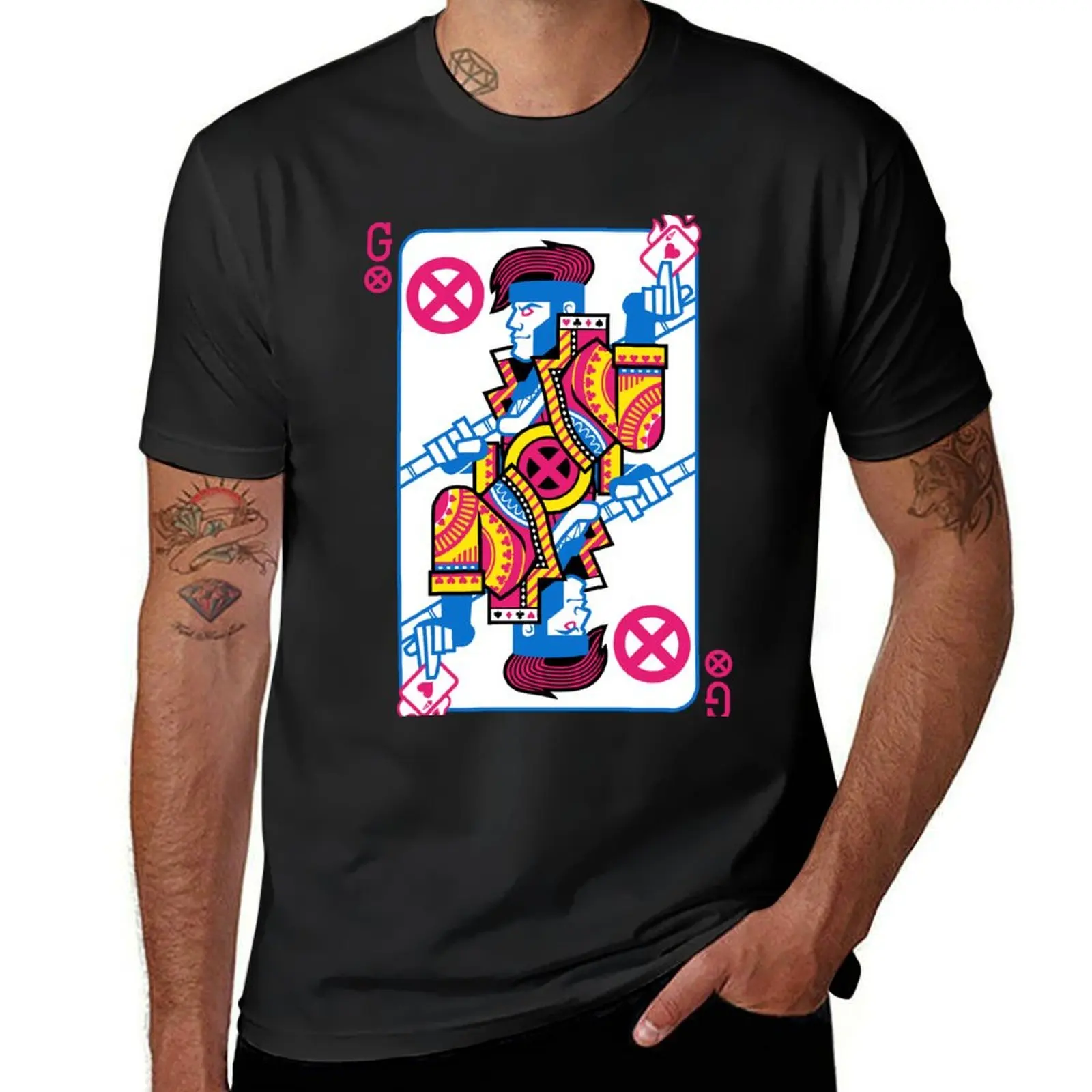 

Kinetic King T-Shirt blue archive Anime t-shirt clothes quick drying Men"s cotton t-shirt