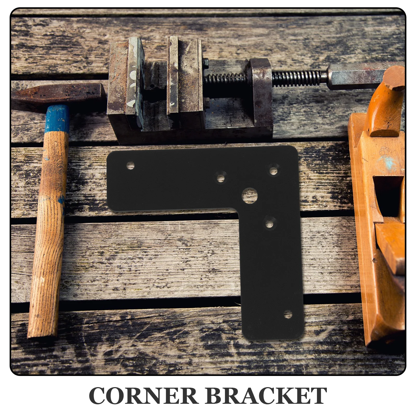 4 قطعة L نوع قوس الزاوية 2 مللي متر سميكة الثقيلة الفولاذ المقاوم للصدأ شقة ركيزة زاوية لدعم خزانة الخشب خزانة الملابس #1