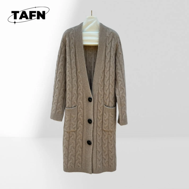 Women's Mid-Length Windbreaker for Urban Style Long Coat with Belt for Women Windproof Trench Jacket AK2129