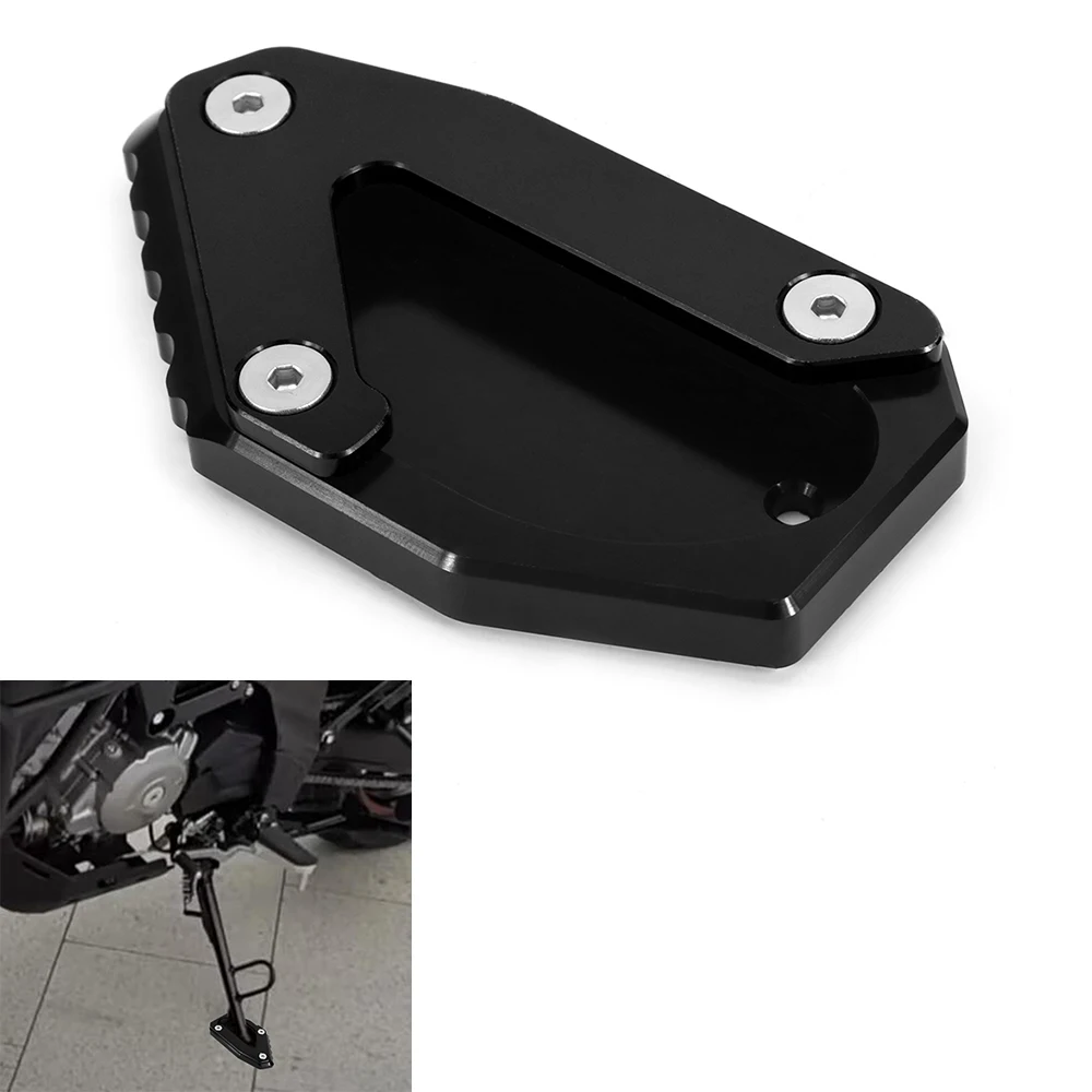 Kickstand Shoe Fit For Suzuki V-Strom 650/XT650 2014-2024 DL650 2012-2024 Side Stand Enlarger Extension Parking Pate Pad