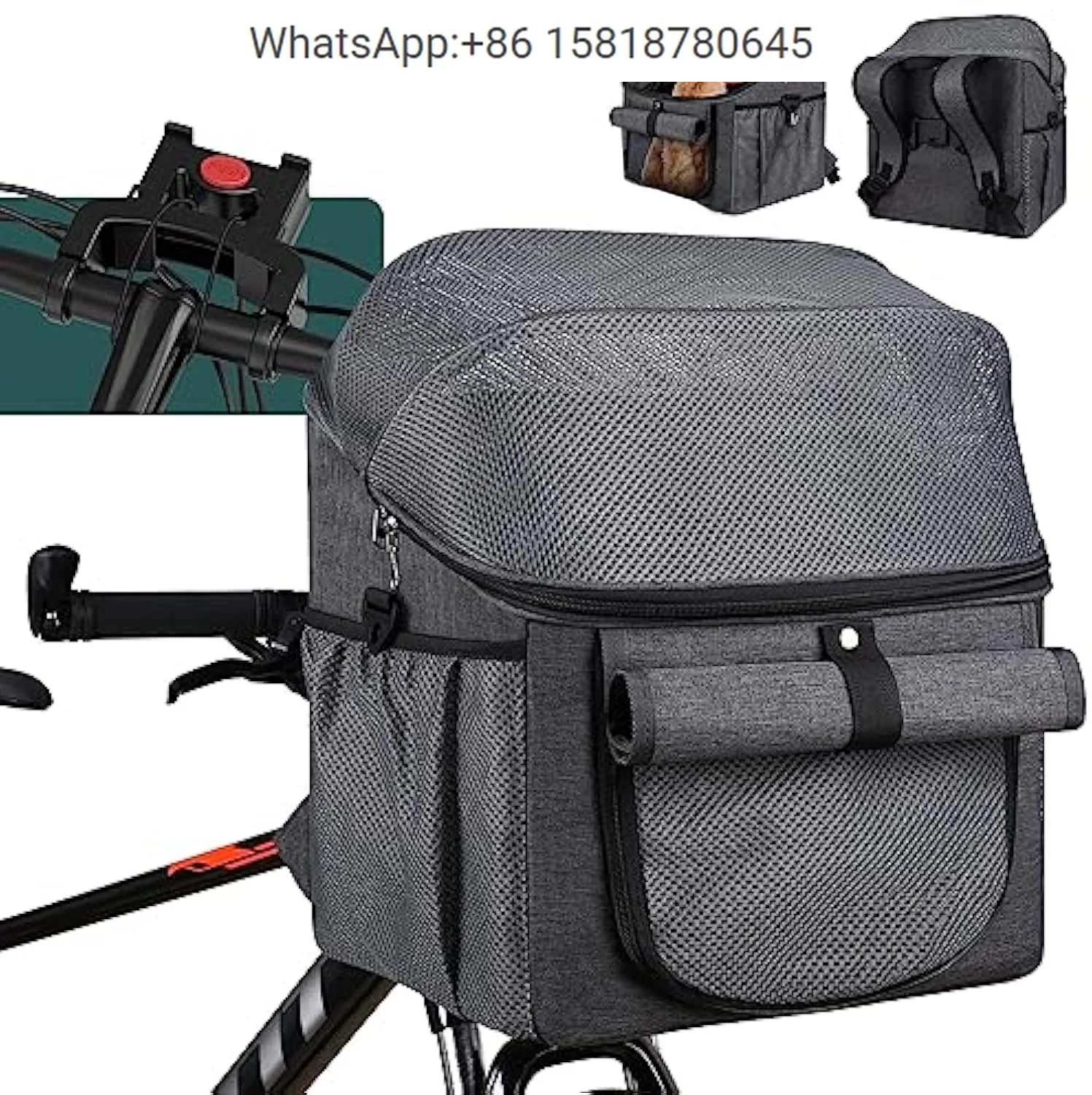 

Быстросъемная автомобильная сумка для домашних животных, сумка для кошек, рюкзак, товары для домашних животных, портативная складная сумка для велосипеда