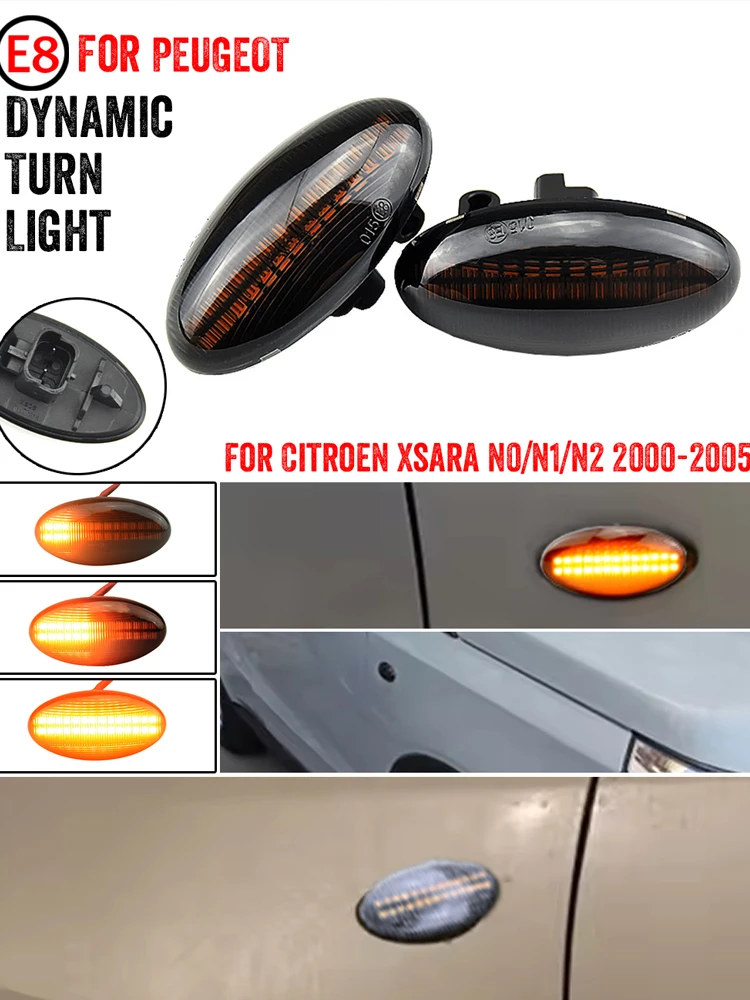 Clignotant Latéral LED ociamique, pour KIT 307 206 607 407 1007 107 4007