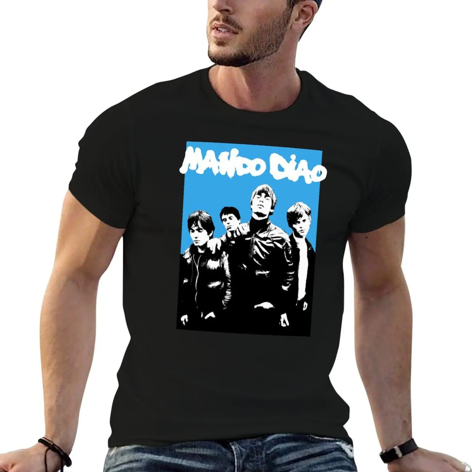 

Mando Blue T-Shirt man t shirts graphic man t shirt designer T-Shirt
