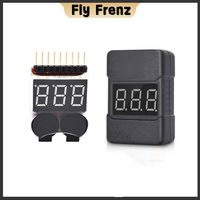 BX100 1S-8S Battery Voltage Meter Tester Lipo Battery Monitor Buzzer Alarm for RC Airplane Helicopter FPV Racing Drone DIY Parts