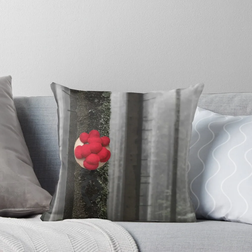 

Black Forest Bollenhut hanging from a tree Throw Pillow Anime Pillow Covers Decorative pillow