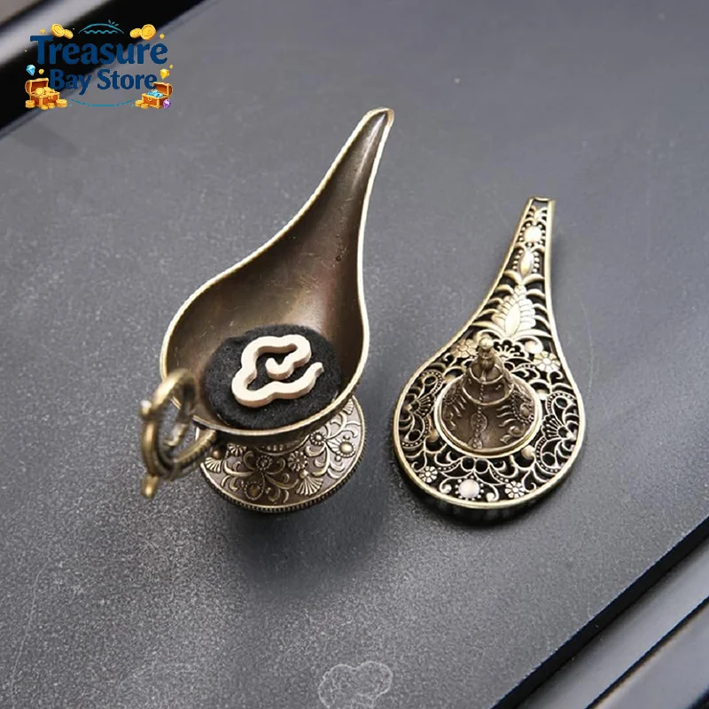 Antique Style Lamp Metal Incense Burner Scented & Unscented Candle Holder Home Decor Gift Arabic Incense Burner