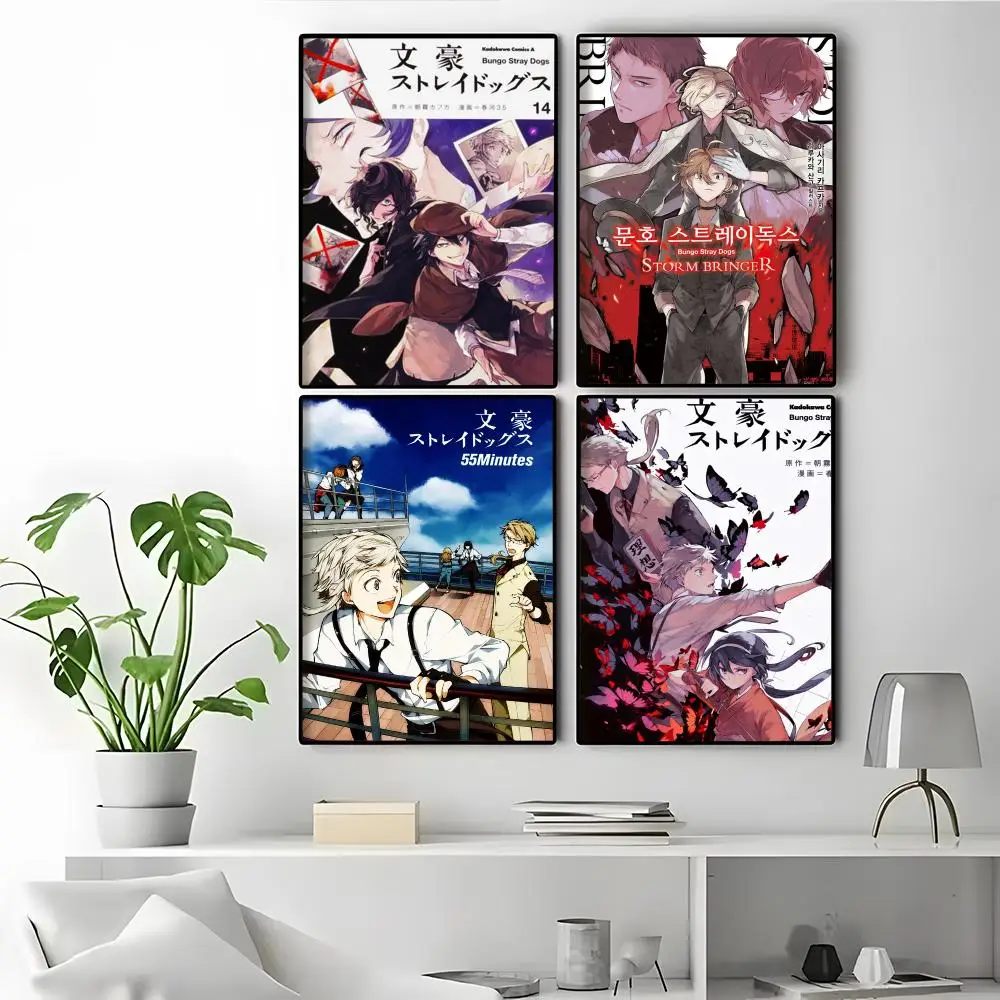 Bungo Stray Dogs Modern Wall Poster Valentines Day Gift Stunning Interior Print Poster